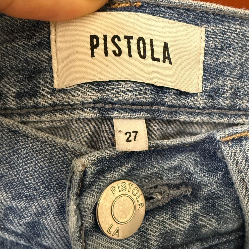 Pistola Women's Distressed High-Waisted Jeans Size: 27 - Picture 4 of 6